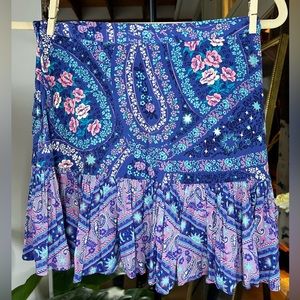 ⭐️ Spell & The Gypsy Collective City Lights Mini Skirt-Indigo